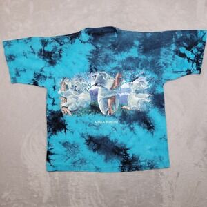 Vintage Habitat Shirt Men Large Single Stitch Koala Australian Wildlife Tie Dyed